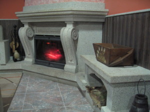 Chimenea piedra