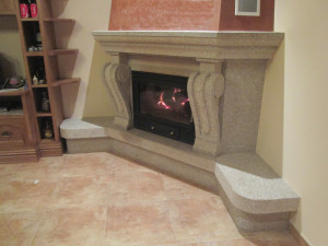 chimenea piedra