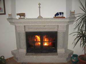 chimenea piedra