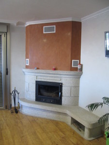 chimenea piedra