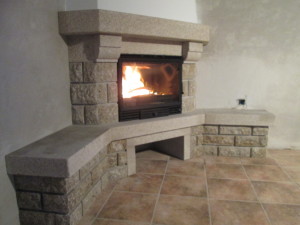 Chimenea rústica