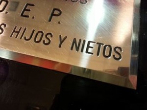 placa inox