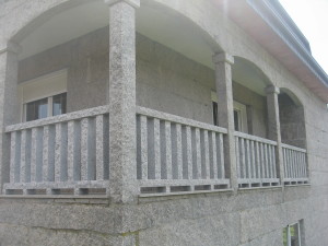 Balaustrada rustica piedra