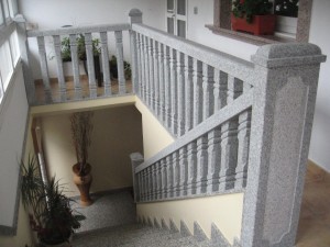 balaustrada escaleras piedra
