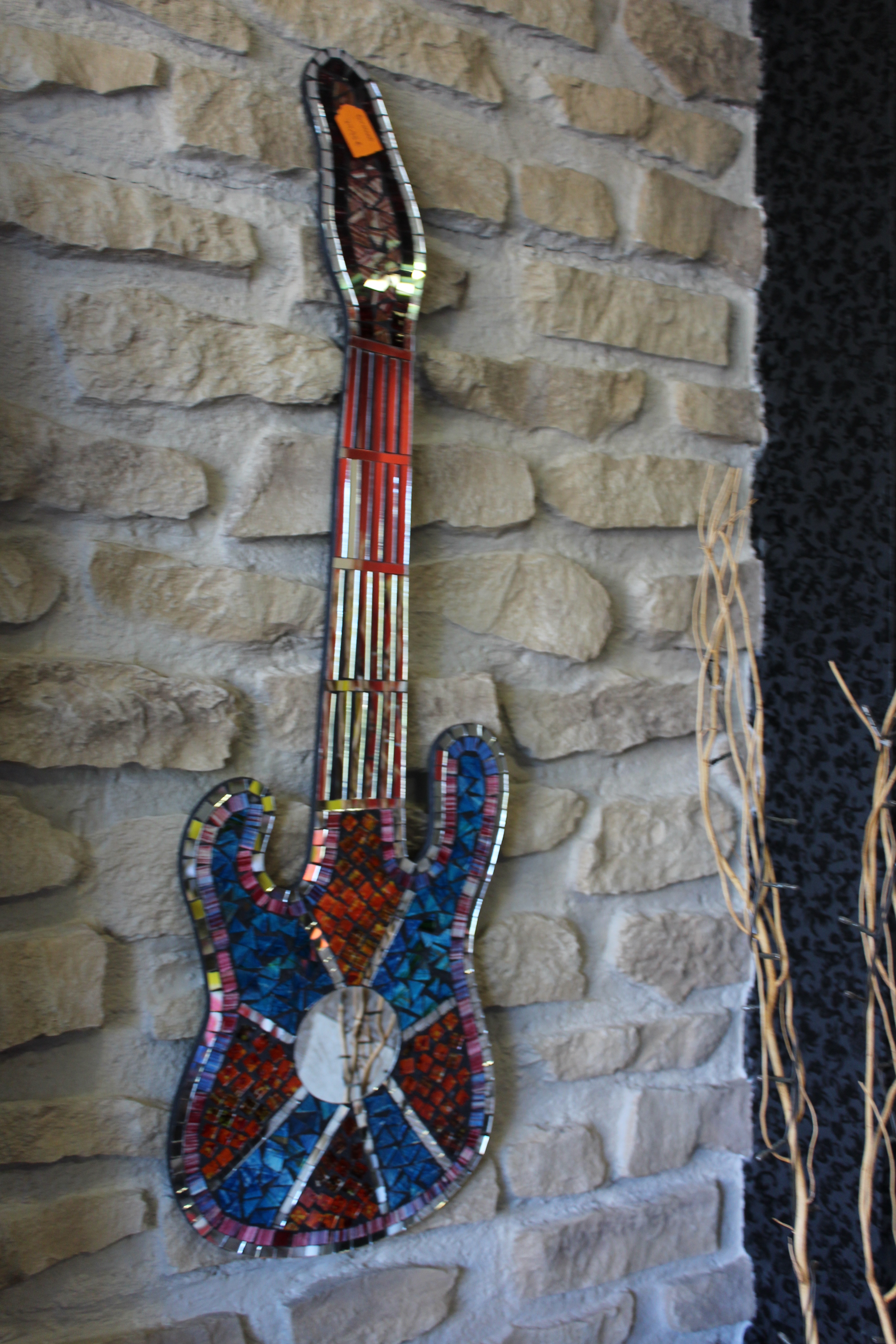 Mosaico guitarra cuadro