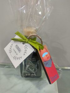 Botella grabada