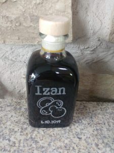 Botella cristal personalizada
