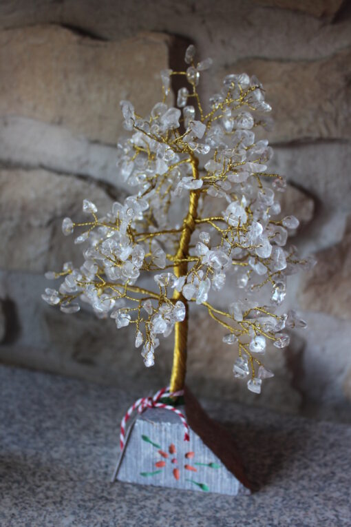 árbol feng shui cuarzo cristal