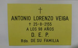 Placa de aluminio anodizado color oro