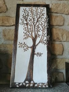 arbol madera tallada