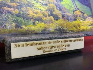 placa madera grabada