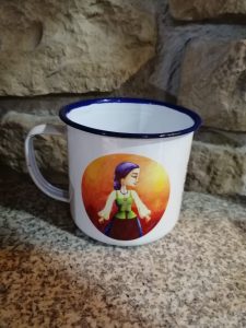 Taza bailarina gallega