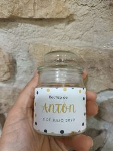 VELA TARRO CRISTAL BODA