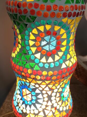 lámpara mosaico tubo